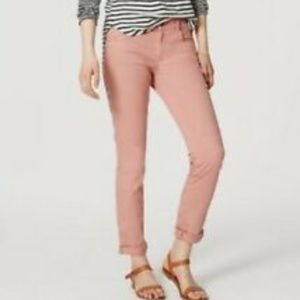 Loft Pink Modern Skinny Ankle Jean - 31